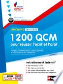 1 200 QCM pour réussir l'écrit et l'oral 2021-2022 - N° 5 (Intégrer fonct publique) E-pub - 2021