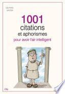 1001 citations et aphorismes