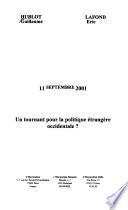 11 septembre 2001