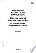 11e Congrès International D'acoustique