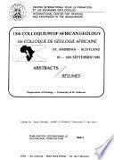 13th Colloquium of African Geology