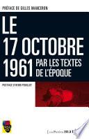 17 octobre 1961 par les textes de l'époque