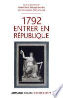 1792 Entrer en République