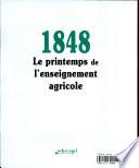 1848, le printemps de l'enseignement agricole