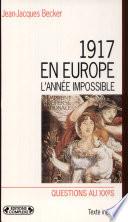 1917 en Europe