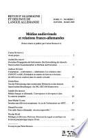 1969 - 1991,2 mit d. Hauptsacht.: Revue d'Allemagne