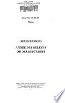 1969 en Europe