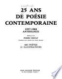 25 ans de poésie contemporaine