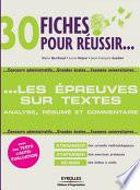 30 fiches pour réussir les épreuves sur textes