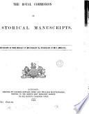 3rd Report of the Royal Commission on Historical Manuscripts