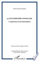 45 ans d'histoire congolaise