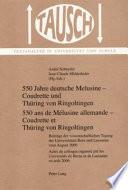 550 Jahre deutsche Melusine