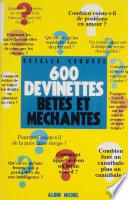 600 devinettes bêtes et méchantes