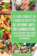 7 Jours De Recettes De Régime Anti-inflammatoire Facile Réduire Facilement Le Plan D'inflammation En Français