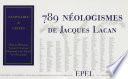 789 néologismes de Jacques Lacan