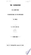 79.e exposition de la Société Royale d'agriculture et de botanique de Gand