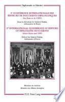 8e conférence internationale des éditeurs de documents diplomatiques