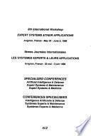 8th International Workshop, Expert Systems & Their Applications: Specialized conferences