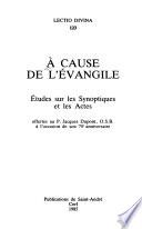 A cause de l'Evangile