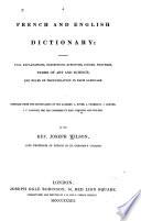 A French and English Dictionary ...