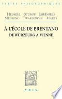 À l'école de Brentano