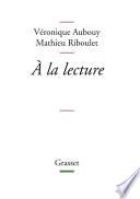 À la lecture
