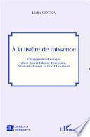 A la lisière de l'absence