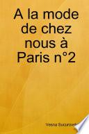 A la mode de chez nous à Paris n°2