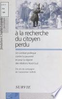 À la recherche du citoyen perdu