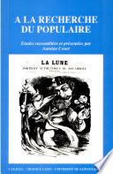 A la recherche du populaire