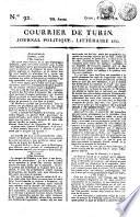 Â Le Â courrier de Turin journal politique, litteraire, etc