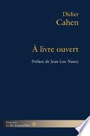 À livre ouvert