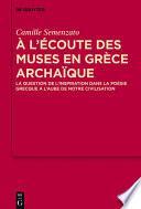 A l’écoute des Muses en Grèce archaïque