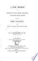 A New Method Learning to Read Write and Speak a Language in Six Months Adapted to the Italian