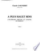 À plus hault sens
