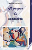 A propos du caractère