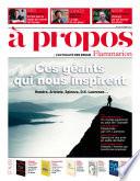 À propos (N°1) – l’actualité des essais Flammarion (automne 2017)