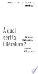 A quoi sert la littérature?