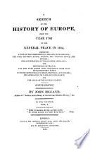 A sketch of the history of Europe