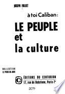 A toi Caliban