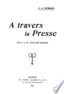 A travers la presse