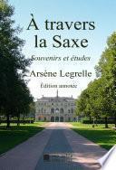 À travers la Saxe