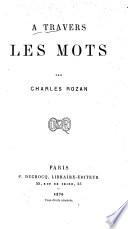 A travers les mots