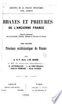 Abbayes et prieures de l'ancienne France