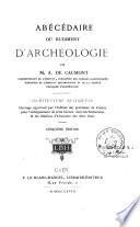 Abécédaire ou rudiment d'archéologie