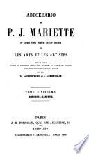 Abecedario de P. J. Mariette et autres notes inédites de cet amateur sur les arts et les artists: Robusti-van Oye