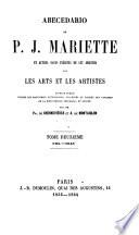 Abecedario de P.J. Mariette