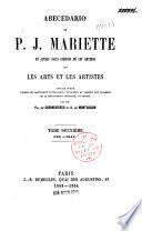 Abecedario de P.J. Mariette