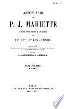 Abecedario de P.J. Mariette