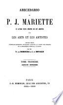 Abecedario de P.J. Mariette